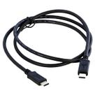 Kit com 5 Cabo USB Tipo C para USB TIpo C - 1 Metro