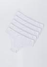 Kit Com 5 Calcinhas Básicas Caleçon Em Algodão Com Elastano Kit Com 5 Calcinhas Básicas Caleçon Em Algodão Com Elastano