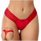 Kit com 5 Calcinhas tanga Maravilha fio com laterais de renda Kit com 5 Calcinhas tanga Maravilha fio com laterais de renda
