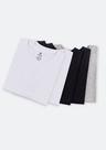 Kit Com 5 Camisetas Masculinas Básicas Slim