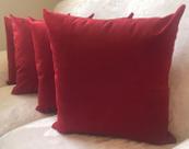 Kit Com 5 Capas De Almofadas Suede 60x60 Extra Grande Com Zíper
