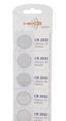 Kit com 5 cartelas de Bateria moeda 3v KX3 CR2032 Kit com 5 cartelas de Bateria moeda 3v KX3 CR2032