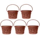 Kit com 5 Cestinhas para Chocolates Páscoa Pequena Atacado