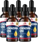 Kit Com 5 - Coenzima Q10 100mg Por Porção e Vitamina E Sabor Menta em Gotas 30ml Celliv