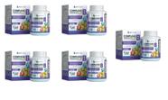 Kit com 5 Complexo B 60 Cáps 500mg Biocêutica