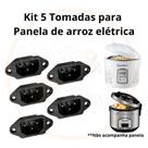 Kit com 5 Conectores tomada para panela de arroz e de pressão elétrica
