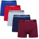kit com 5 Cueca Boxer Cuecas Box Microfibra Life Zoom