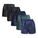 Kit Com 5 Cueca Samba Canção De Cetim Short De Dormir Pijama Kit Com 5 Cueca Samba Canção De Cetim Short De Dormir Pijama