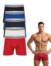 kit Com 5 Cuecas Boxer Algodão Macio Confortável Qualidade Diferenciada Tendencias De Verão Na Moda Envio Imediato