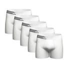 Kit Com 5 Cuecas Boxer Microfibra Up Underwear 436 Sortido