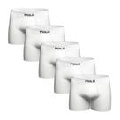 Kit Com 5 Cuecas Boxer Polo 781 Algodão Sem Costura Sortida