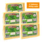Kit com 5 Doces de Leite com Coco em Tablete Doces Uai 400g
