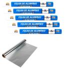 Kit COM 5 e 10 Rolo De Papel Folha De Alumínio Wyda 45cm X 7,5m Kit COM 5 e 10 Rolo De Papel Folha De Alumínio Wyda 45cm X 7,5m