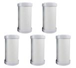Kit com 5 Elementos Filtrantes Lisos 5" Com Acabamento