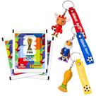 Kit com 5 Envelopes e Chaveiros Copa do Mundo 2026 Panini