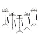 Kit com 5 estante dolphin para partitura retrátil 6387 com bag
