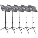 Kit Com 5 Estantes para Partitura Ajustável Voik MS-714 Kit Com 5 Estantes para Partitura Ajustável Voik MS-714