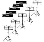 Kit com 5 Estantes Partitura SONATA P01 com Trava + Bolsa