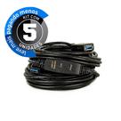 Kit com 5 Extensão USB 3.0 Ativo Repetidor Macho Fêmea 15 metros