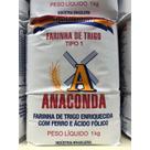 KIT COM 5 - Farinha de Trigo Tipo 1 Anaconda 1kg