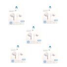 Kit com 5 Fones de Ouvido Com Fio e Microfone Altomex AL-E8 Branco Confortavel Kit com 5 Fones de Ouvido Com Fio e Microfone Altomex AL-E8 Branco Confortavel