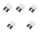 Kit com 5 Fusíveis Maxi Lâmina Branco PLUS Universal DNI318525