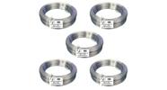 Kit com 5 kg de arame liso galvanizado - bwg18-1,24mm - jst