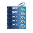 Kit com 5 lamina duplo fio enox platinum (5 unid) em display box 1811