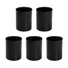KIT com 5 Lixeiras Plásticas com 12L de Capacidade sem Tampa e Durável