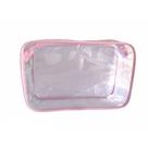 Kit com 5 Necessarie Transparente e ROSA 23X15