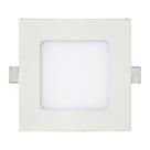 Kit com 5 Painéis Led de Embutir Quadrado Slim 12W 4000K Branco Neutro - Kian