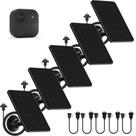 Kit com 5 Painéis Solares Rhorawill 4W IP65 à Prova dÁgua com Suporte