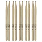 Kit com 5 Pares de Baquetas para Bateria Maple 5A New York