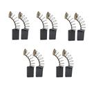 Kit com 5 pares de Escova Carvão para Serra Tico Tico WAP ESTT550 FW009357