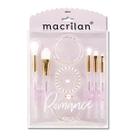 Kit com 5 Pinceis e 3 Pulseiras Macrilan ED013