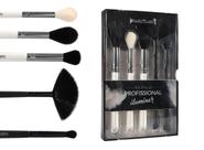 Kit com 5 pincéis profissionais para iluminar macrilan