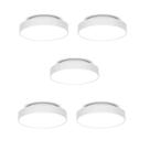 Kit com 5 Plafons para 3 Lâmpadas Redondo 36cm 7652 Jd Molina
