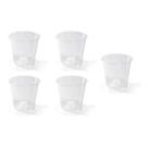 Kit Com 5 Potes Para Orquídea Transparente N. 9 Nutriplan