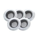 Kit com 5 Ralo de Pia em Inox