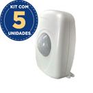 Kit Com 5 Sensor de Presença Sobrepor Parede 180g Qa21m Qualitronix