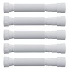 Kit com 5 Sifão Universal Extensivo Branco 70cm para Cozinha, Banheiro, Tanque etc. - Blukit Kit com 5 Sifão Universal Extensivo Branco 70cm para Cozinha, Banheiro, Tanque etc. - Blukit