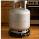 Kit com 5 Suporte para Botijão de Gás de Cozinha de Plástico Resistente