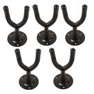 Kit com 5 suportes de parede para violão viola baixo cavaquinho ukulele e outros stage sh86