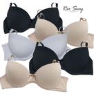 kit com 5 Sutiã Soutien Sutien Sutian com bojo para uso ou revenda