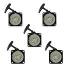 KIT COM 5 Tampas Partida Mola Dupla Roçadeira Imp 43cc-Sanre KIT COM 5 Tampas Partida Mola Dupla Roçadeira Imp 43cc-Sanre