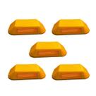KIT com 5 Tartarugas Sinalizadoras Viárias com Refletivo Bidirecional para Segurança e Controle no Trânsito