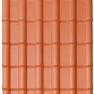 Kit com 5 Telhas Pvc Colonial 3,30m X 0,88m X 1,7mm 6 Ondas com Kit Fixação Lux Telhas Ceramica