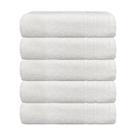 Kit Com 5 Toalha para Academia Fitness 30x80cm Branca Kit Com 5 Toalha para Academia Fitness 30x80cm Branca