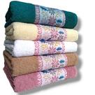 Kit com 5 Toalhas de Rosto 100% algodão 75x45cm Aurora