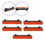 Kit Com 5 Toners Compatíveis Tn1000 tn1030 tn1050 tn1060 Kit Com 5 Toners Compatíveis Tn1000 tn1030 tn1050 tn1060